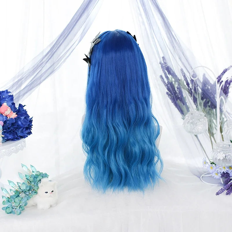 Enchanted Ocean: Dual Pigtail Curly Lolita Wig Set