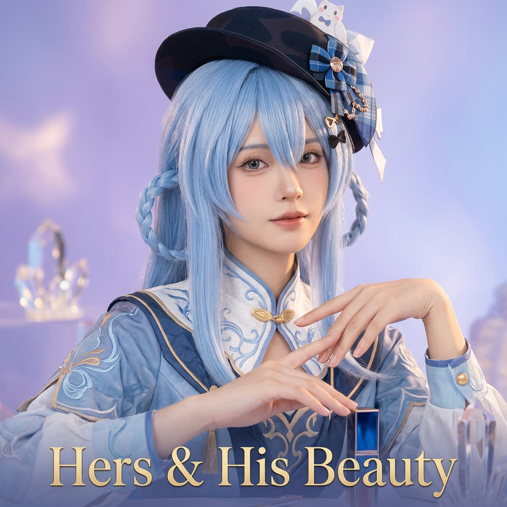 Tachibana Sherry Cosplay Wig - Magical Girl In Baby Blue