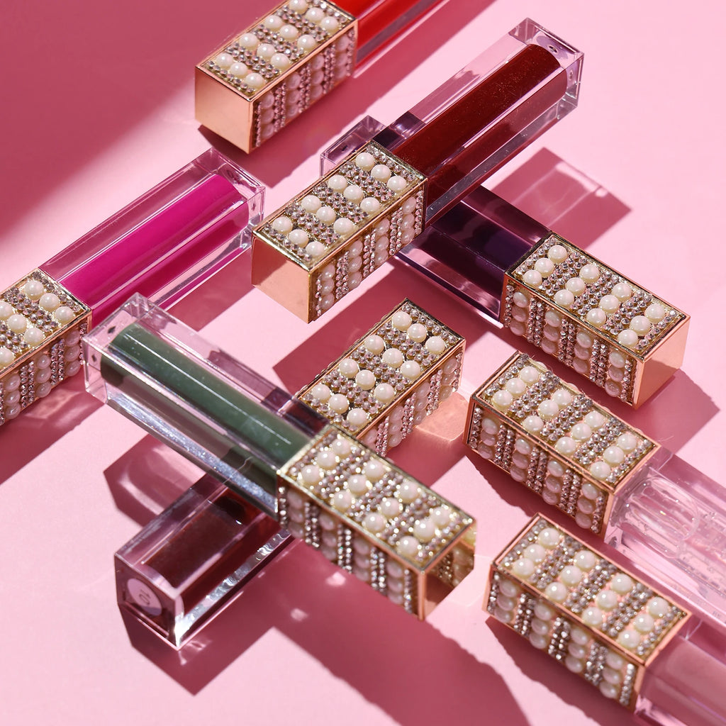 Liquid lipstick tubes in assorted colors