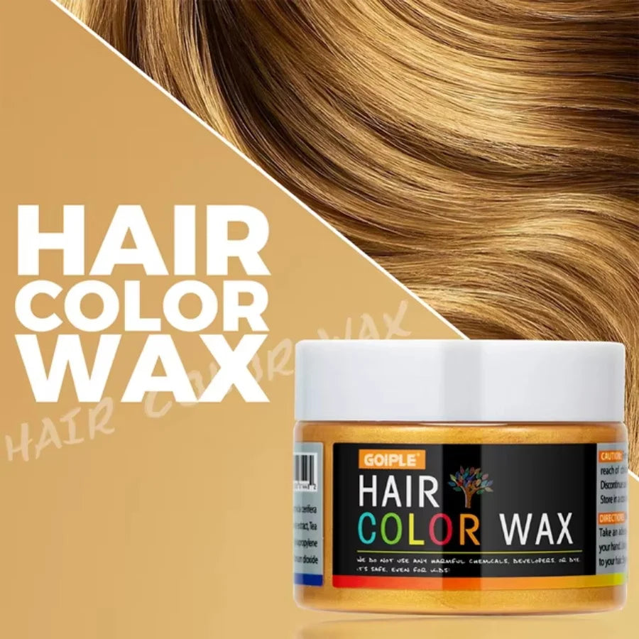 Instant Washable Hair Color Wax Mud