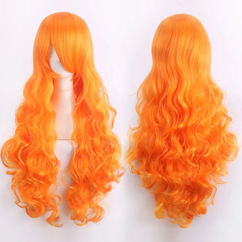 Long Wavy Cosplay Costume Wig (30-Inch Heat-Resistant Fiber)