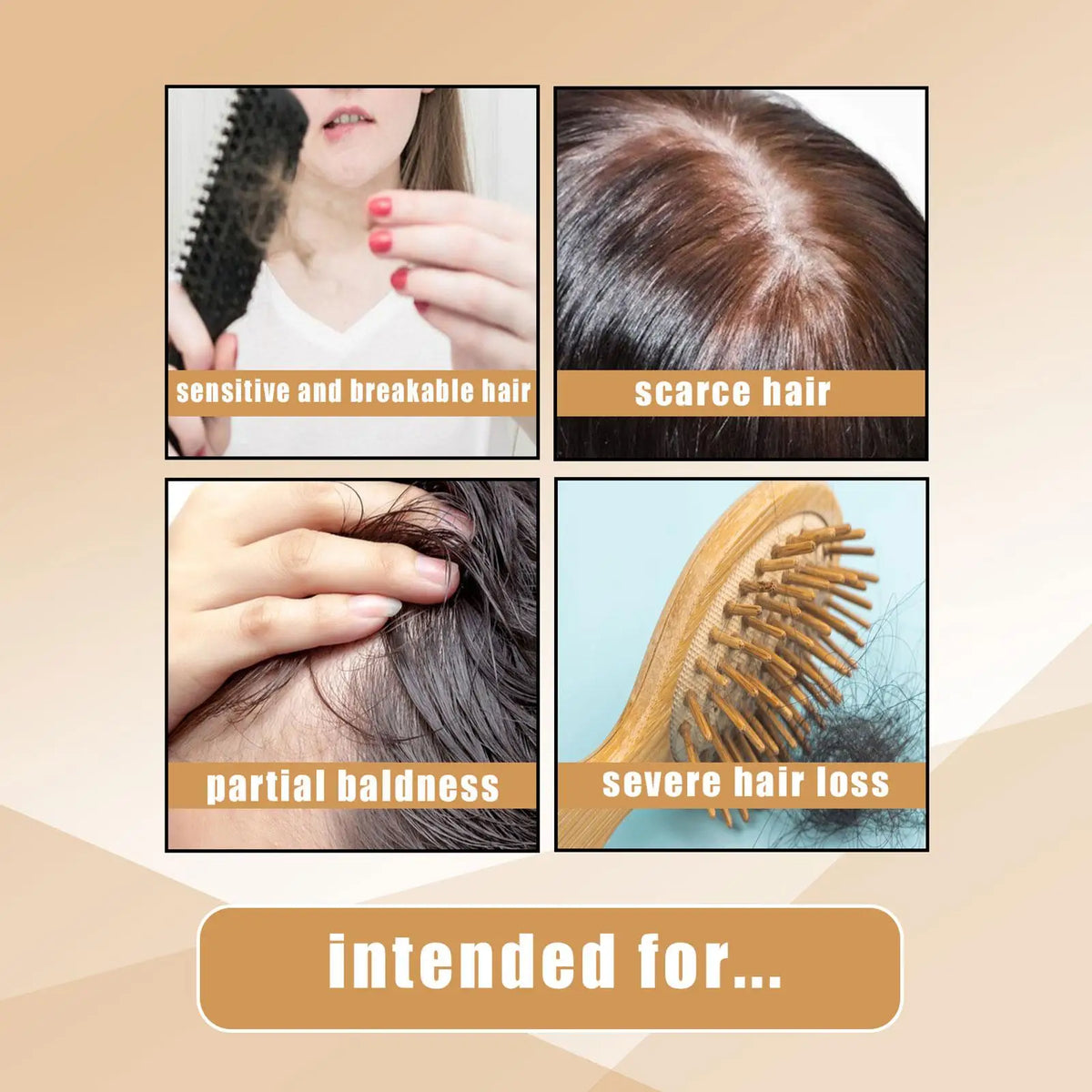 Ginger shampoo bar with hair care and application graphics
