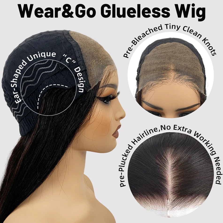 Wig cap construction and parting details