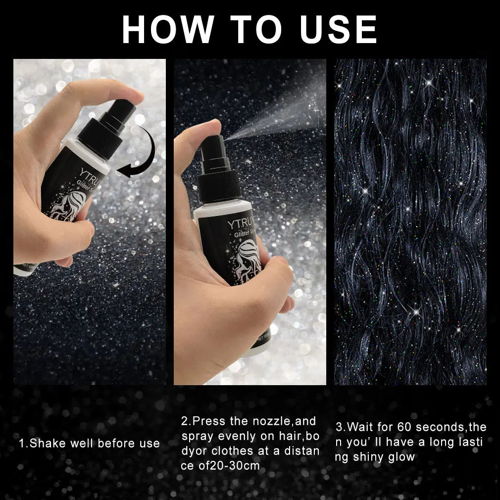 Luminous Multipurpose Glitter Shimmer Spray