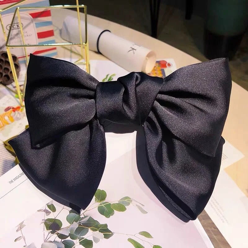 Oversized Bow Ribbon Hair Clip
