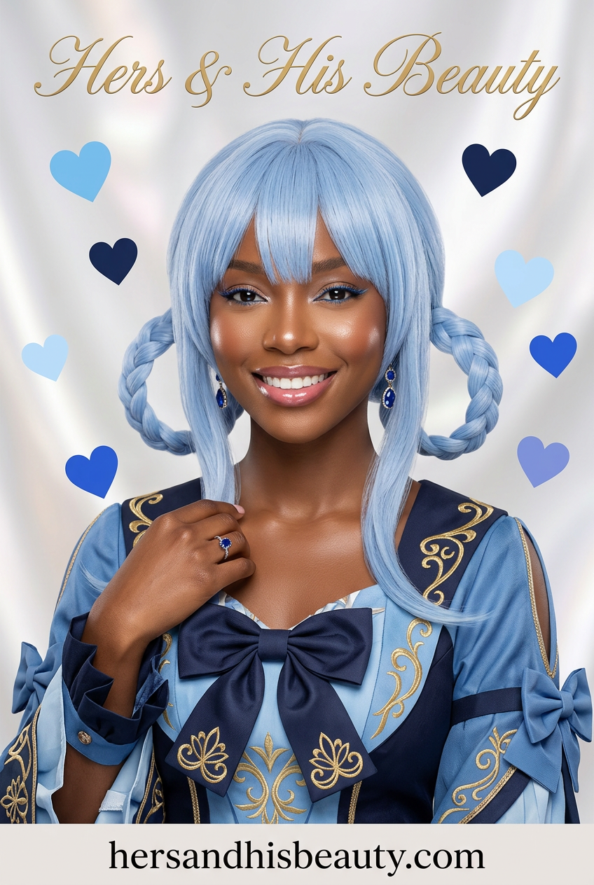 Tachibana Sherry Cosplay Wig - Magical Girl In Baby Blue