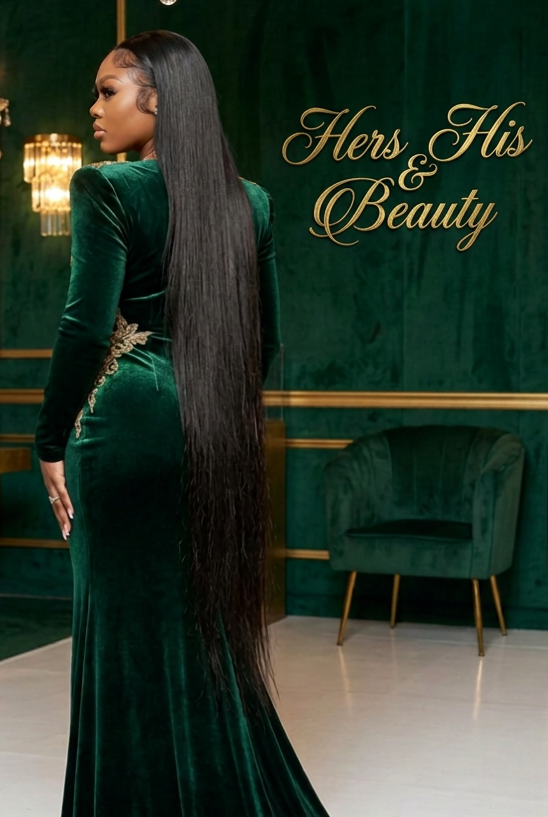 Inches to the Floor: Bone Straight Brazilian Remy Blend Wig -16 to 42"- Transparent Swiss HD Lace