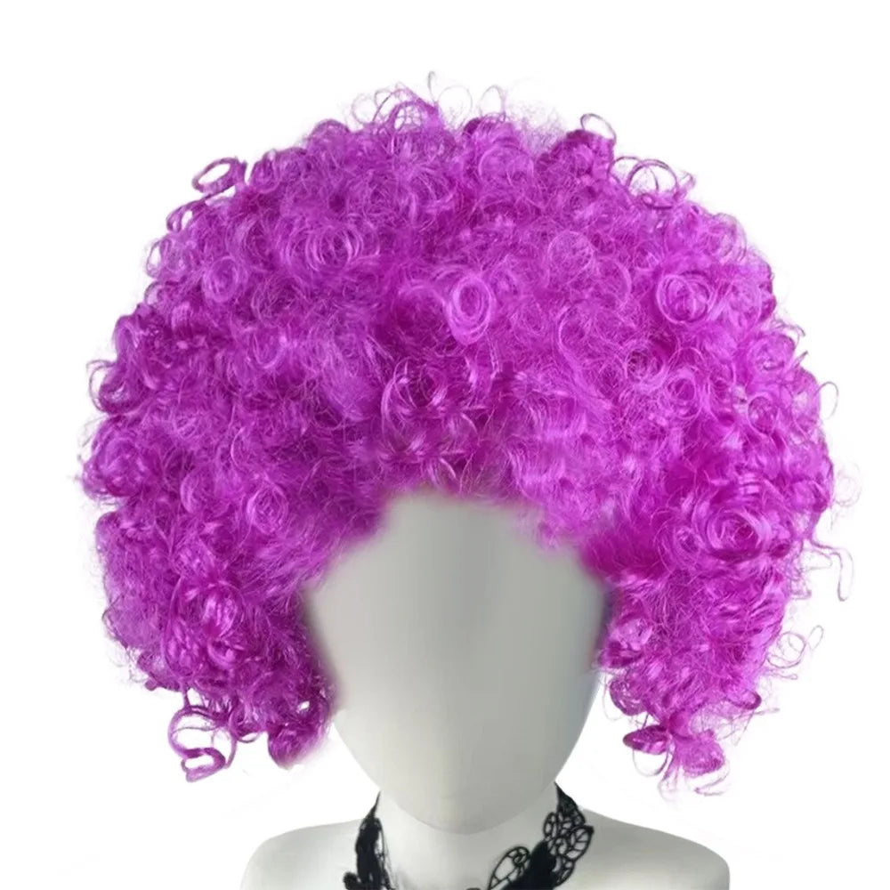 Curly costume wig shown on a mannequin
