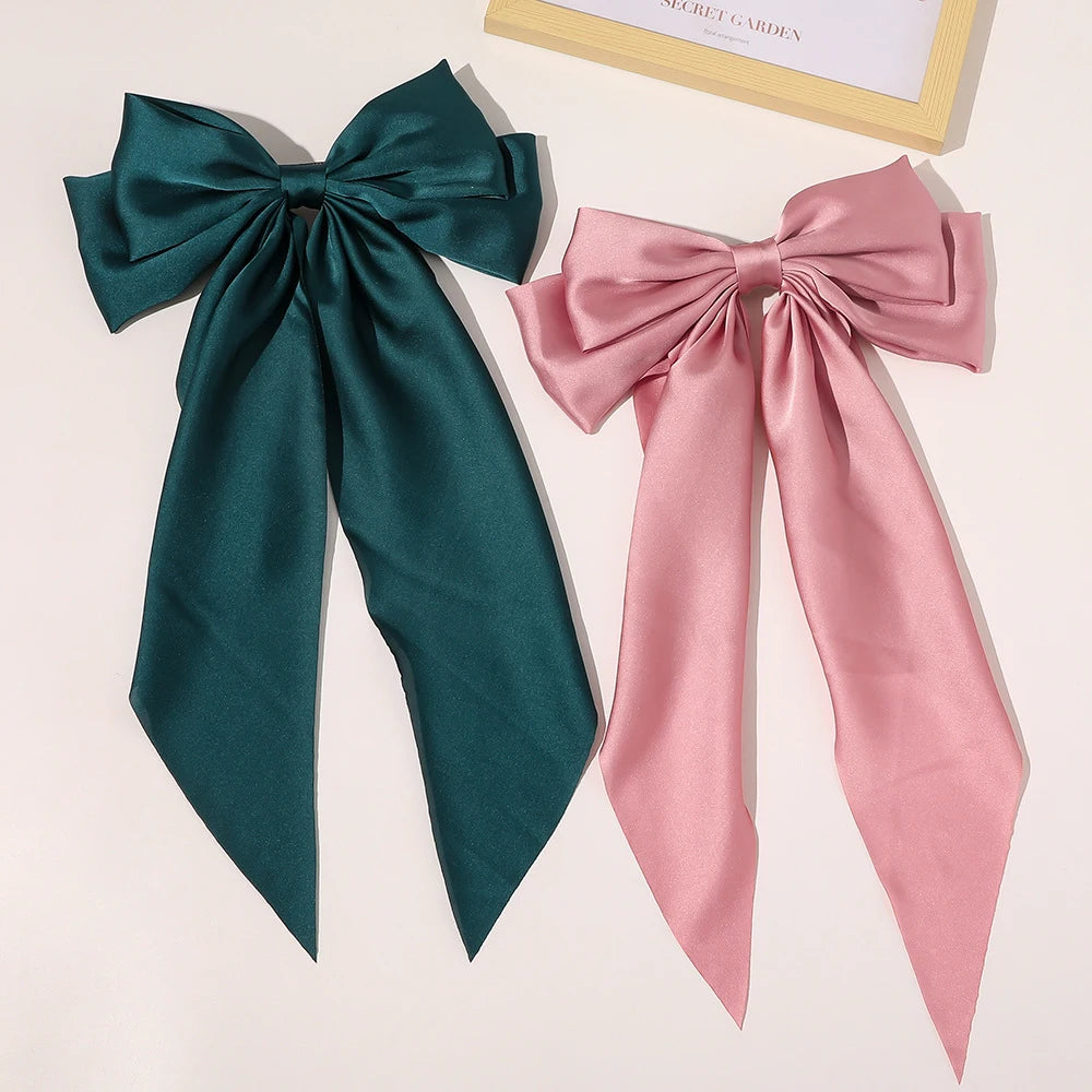 Oversized Bow Ribbon Hair Clip
