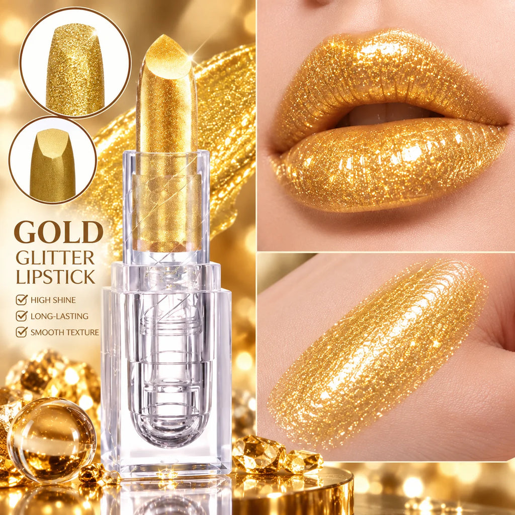 24K Liquid Sun Shimmer Glitter Lipstick