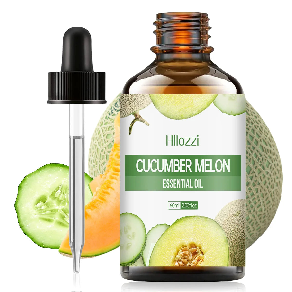 Cucumber melon oil dropper bottle