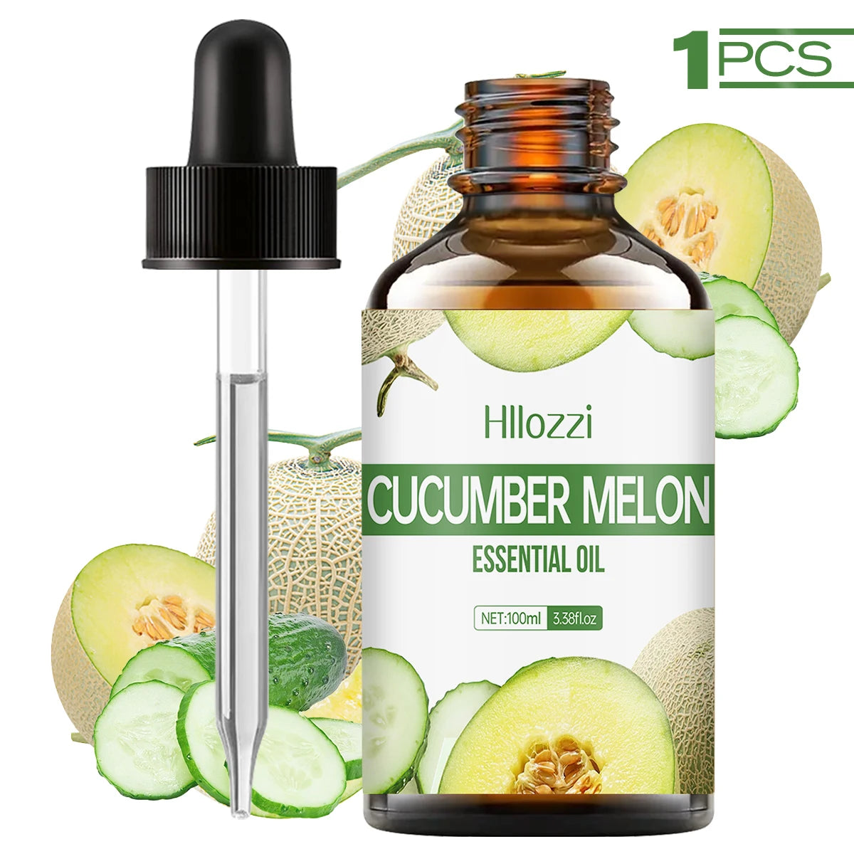Cucumber melon oil dropper bottle