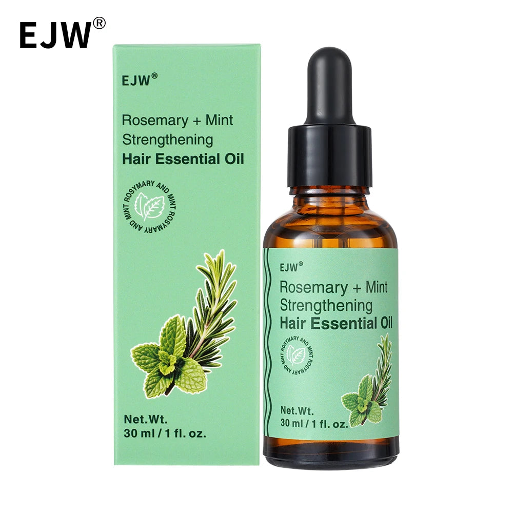 Rosemary hair care bottle or jar with matching packaging