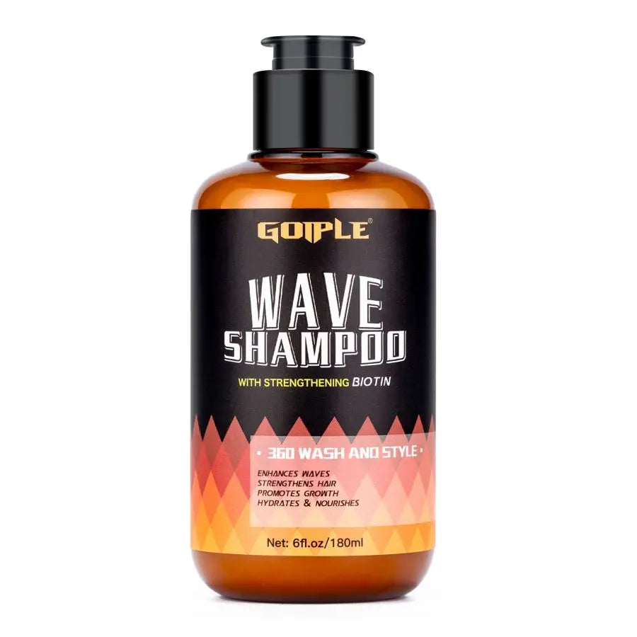 Wave shampoo bottle