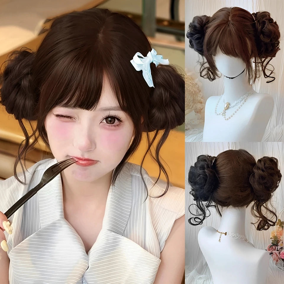 Short Wavy Cosplay Synthetic Bob Wig – 21 Assorted Colors
