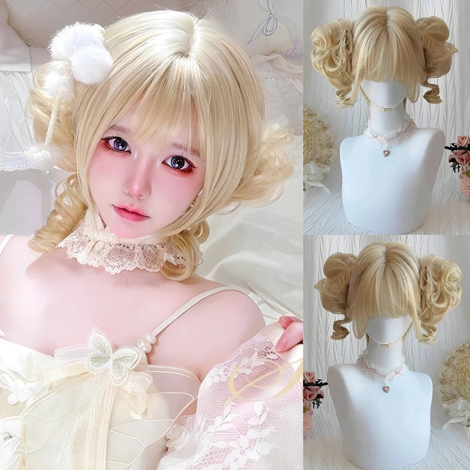Short Wavy Cosplay Synthetic Bob Wig – 21 Assorted Colors