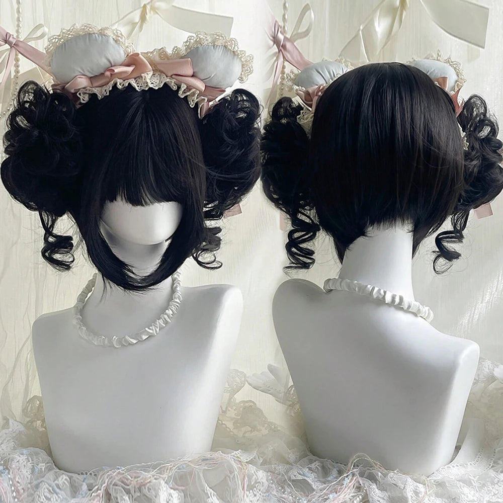 Short Wavy Cosplay Synthetic Bob Wig – 21 Assorted Colors