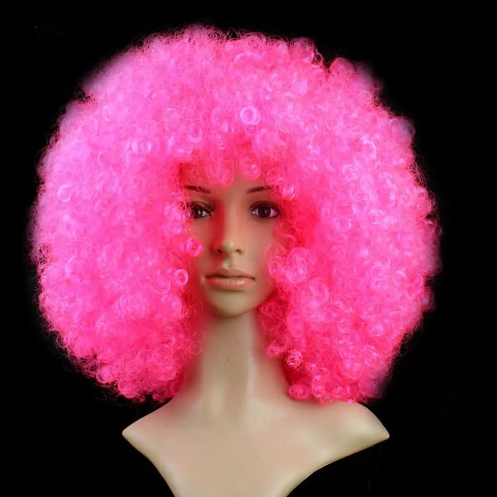 Curly costume wig shown on a mannequin