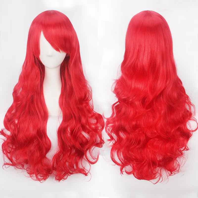 Long Wavy Cosplay Costume Wig (30-Inch Heat-Resistant Fiber)