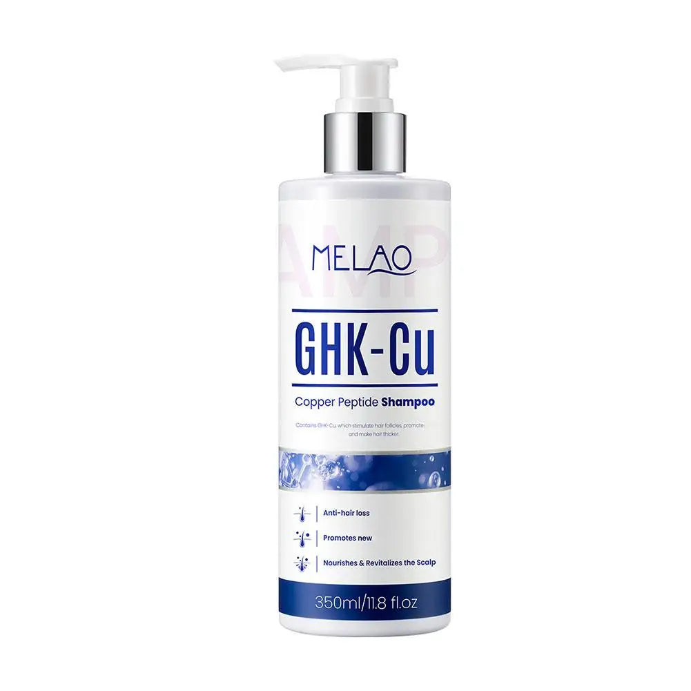 Copper peptide hair care pump bottles