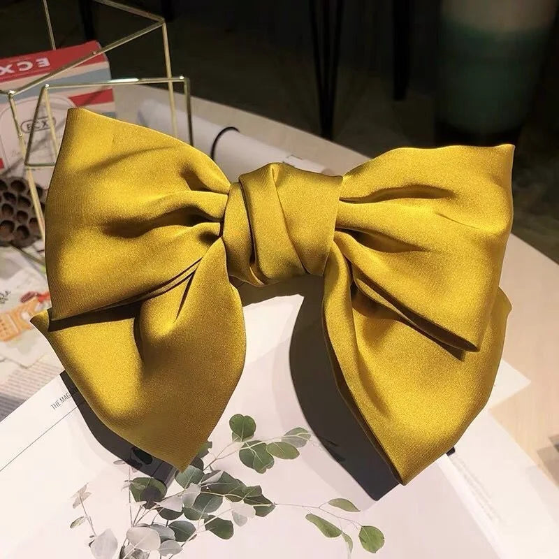 Oversized Bow Ribbon Hair Clip