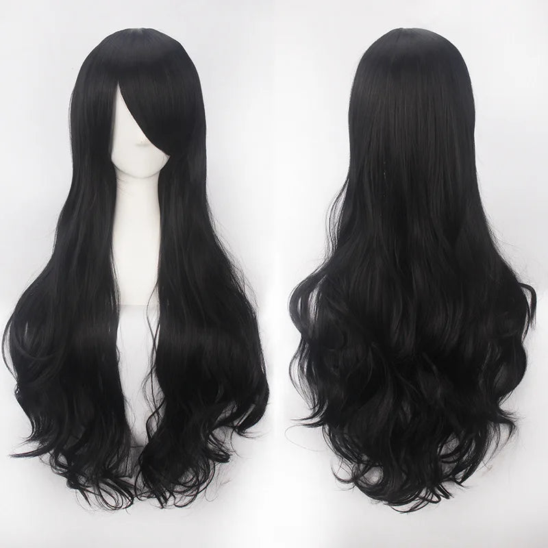 Long Wavy Cosplay Costume Wig (30-Inch Heat-Resistant Fiber)