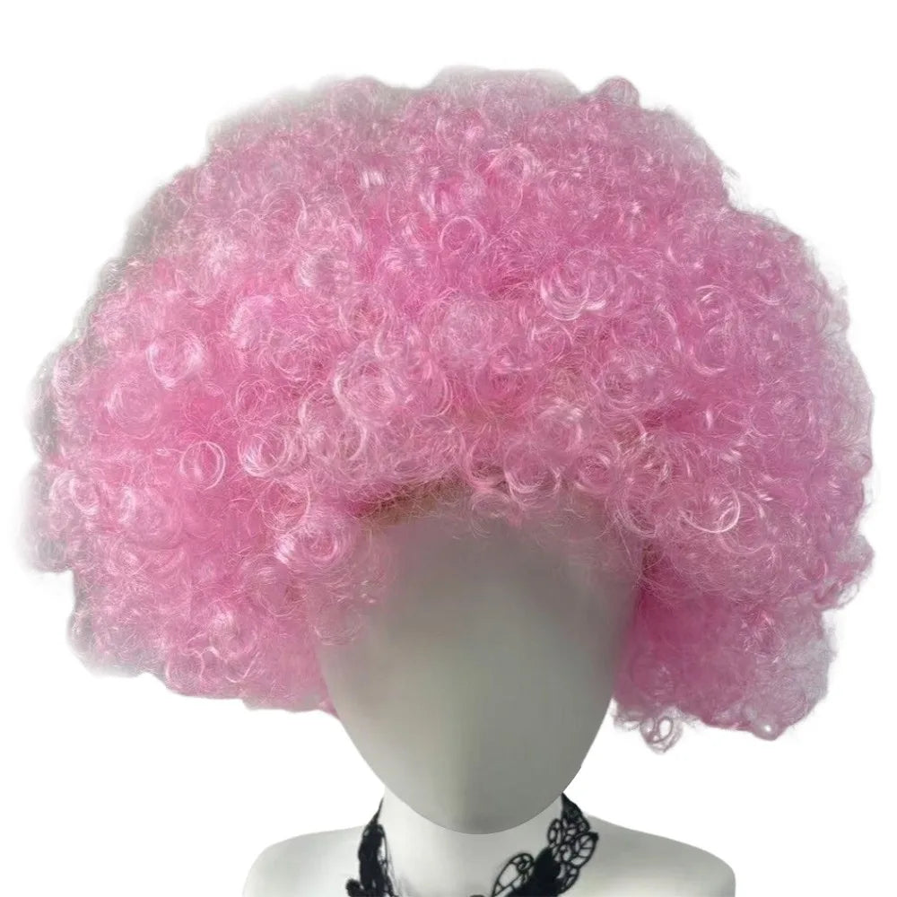 Curly costume wig shown on a mannequin