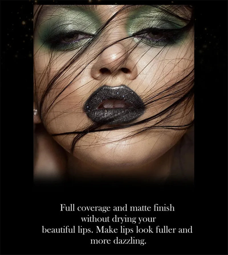 Pearlescent Glitter Lipstick – Waterproof & Long-Lasting