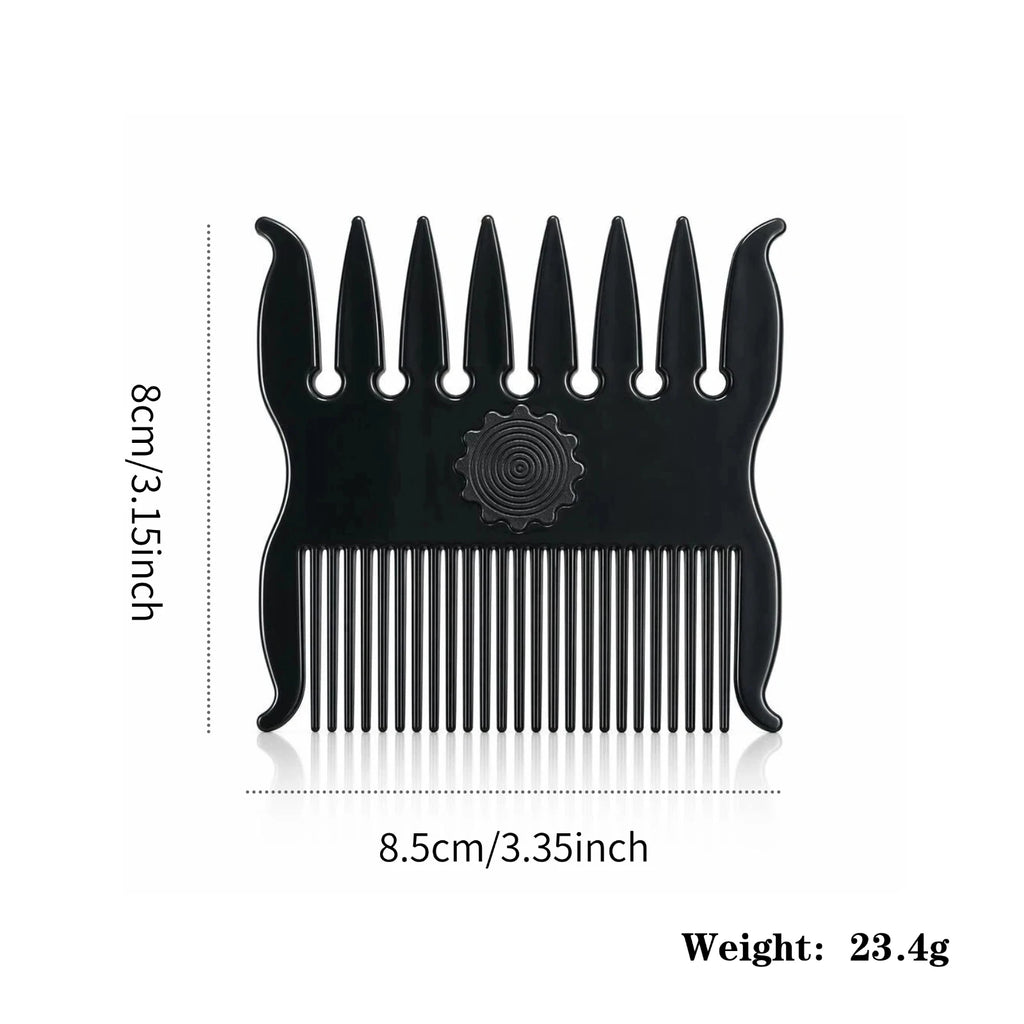 Wide-tooth styling comb with dimensions
