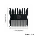 Wide-tooth styling comb with dimensions