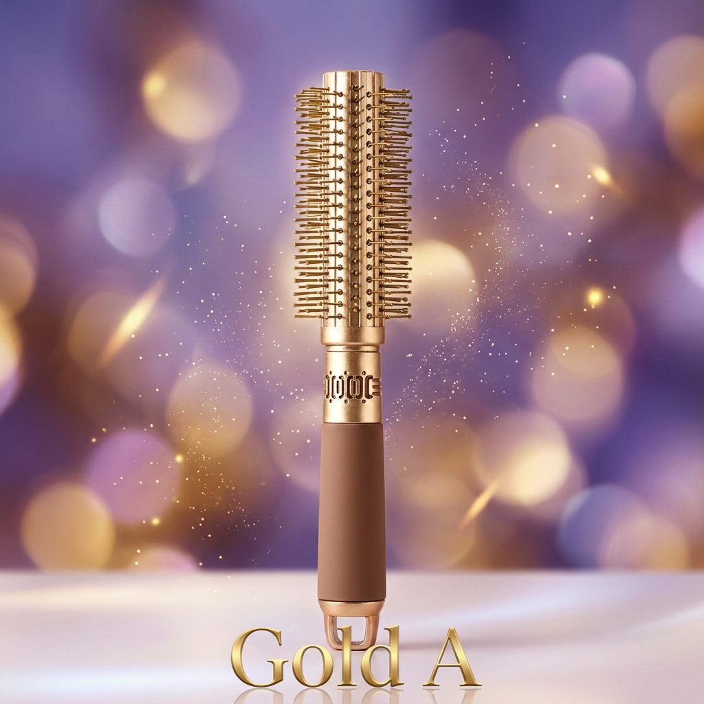 Anti-Frizz Cushion Hair Brush for Detangling and Styling | 3 Sizes for Short to Long Hair | Red, Green, Gold Luxury Colors