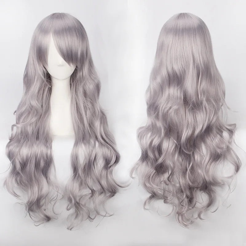 Long Wavy Cosplay Costume Wig (30-Inch Heat-Resistant Fiber)