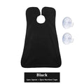 Beard-trimming apron with suction cups