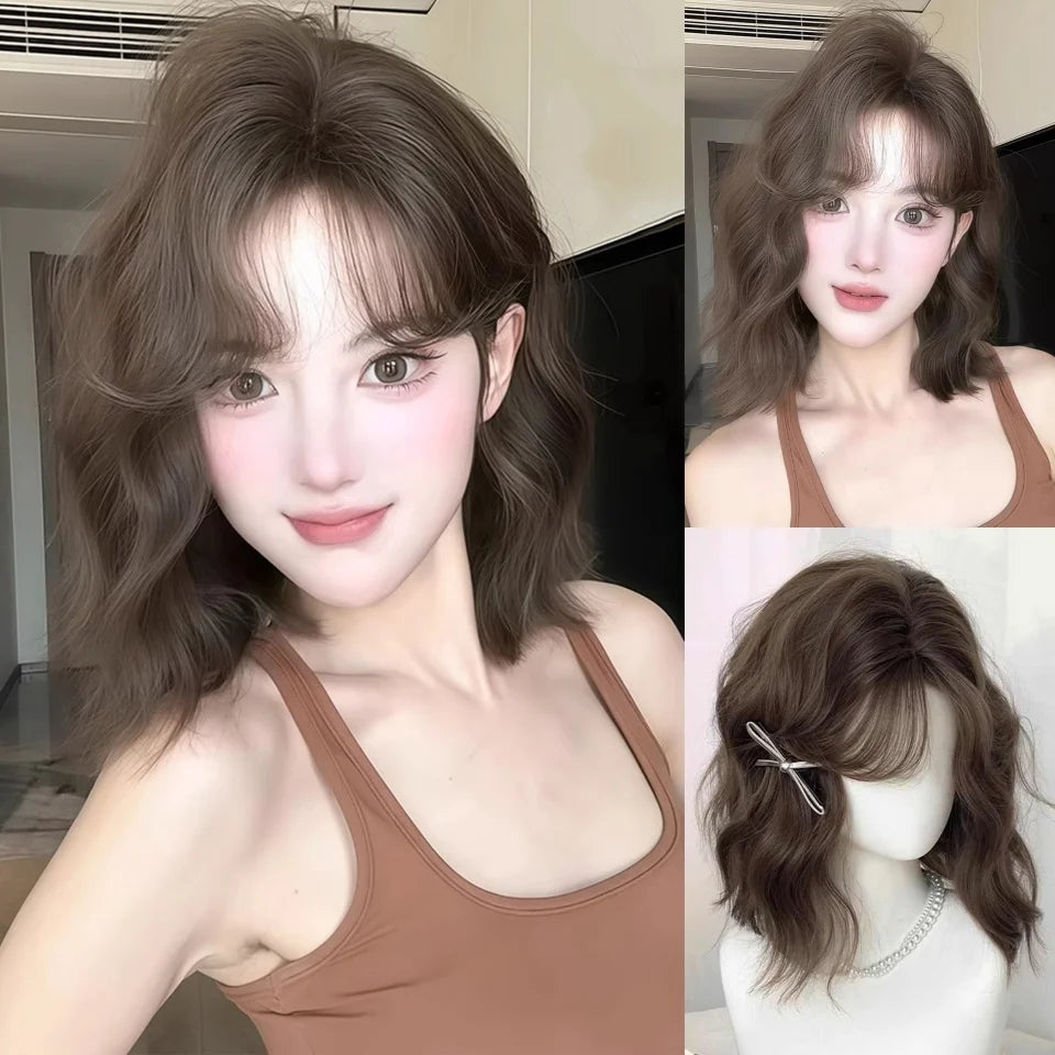 Short Wavy Cosplay Synthetic Bob Wig – 21 Assorted Colors