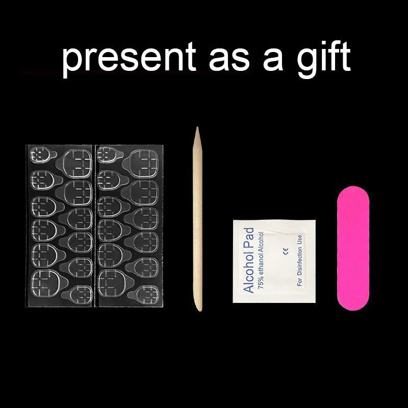 Adhesive tabs and manicure accessories