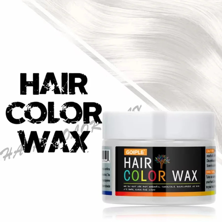 Instant Washable Hair Color Wax Mud