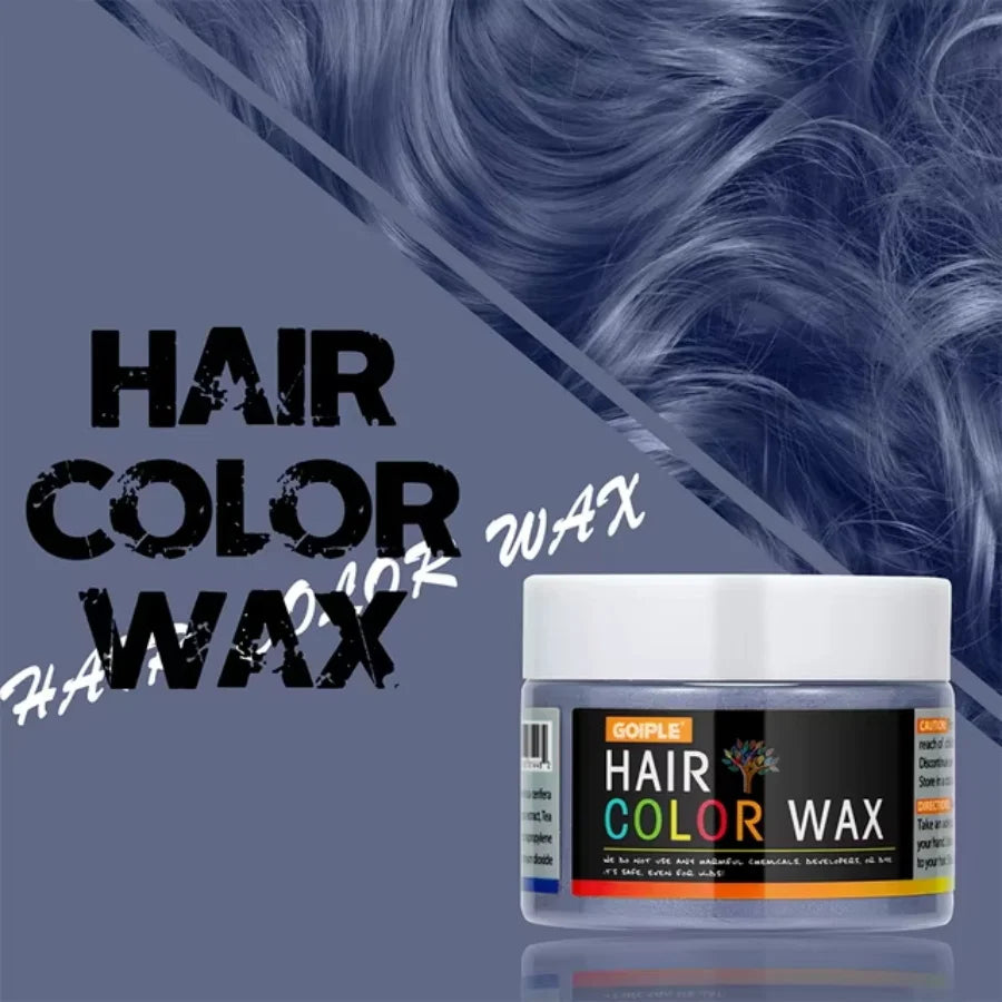 Instant Washable Hair Color Wax Mud