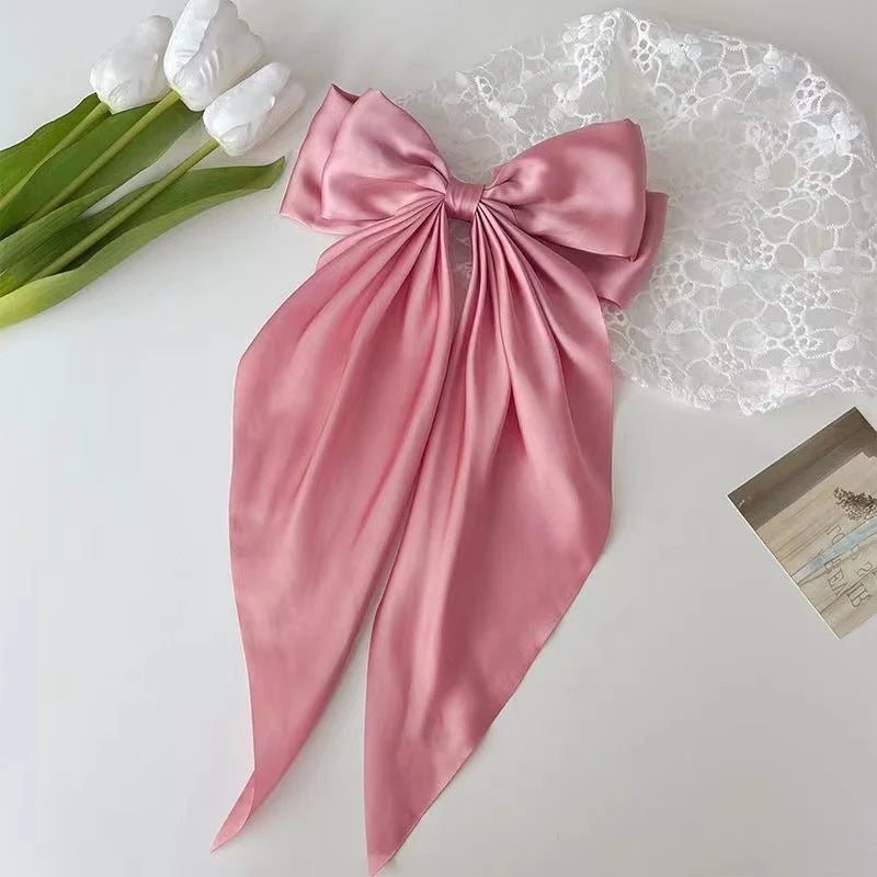 Oversized Bow Ribbon Hair Clip