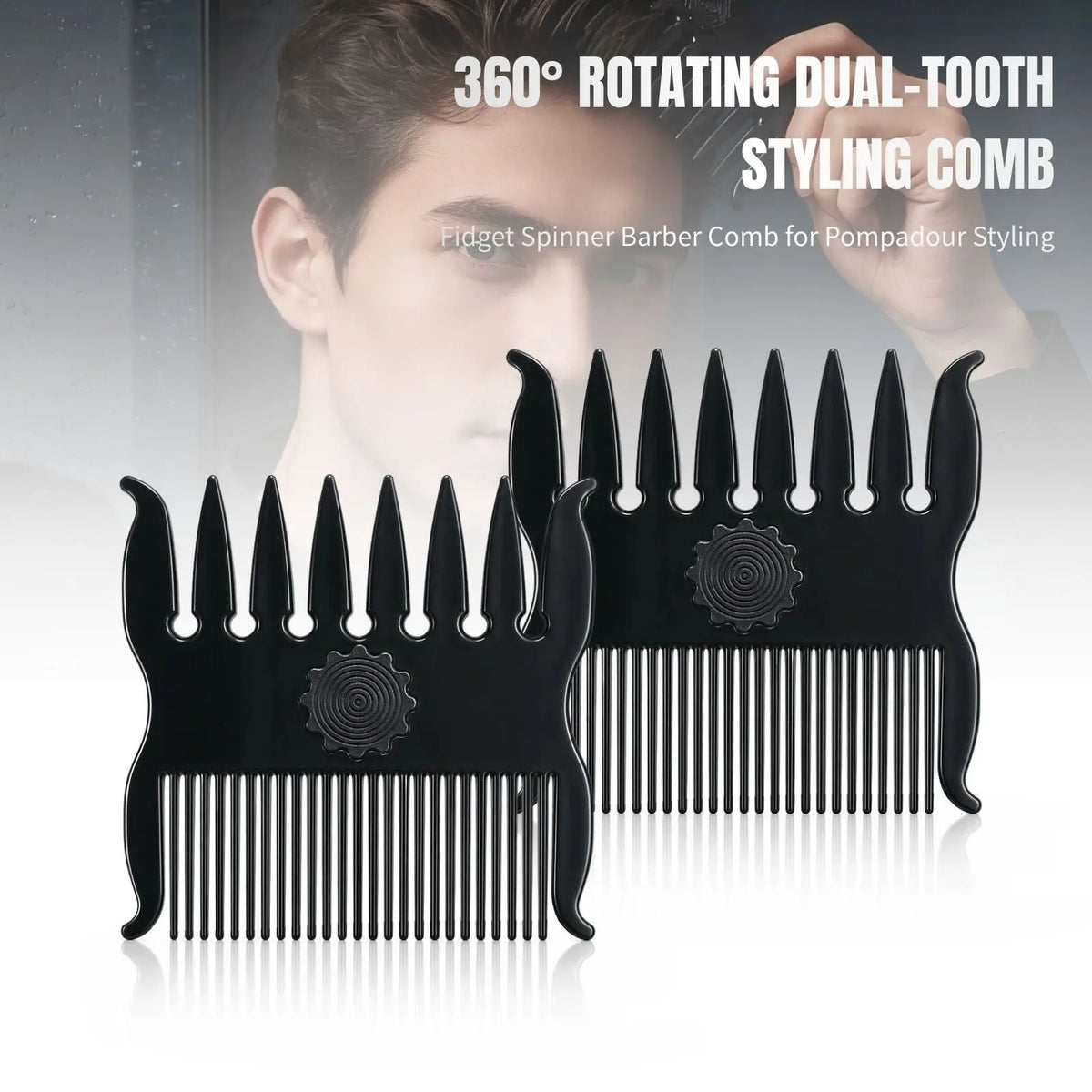 Hair brush and styling comb with use and construction details