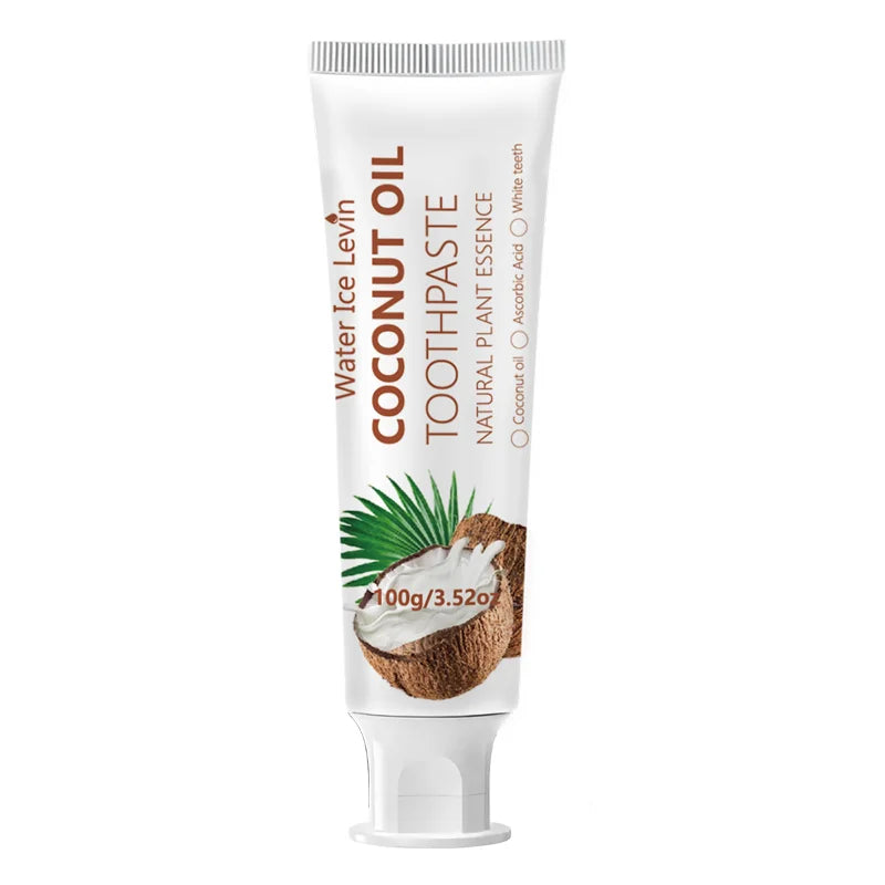 Coconut oil toothpaste tube