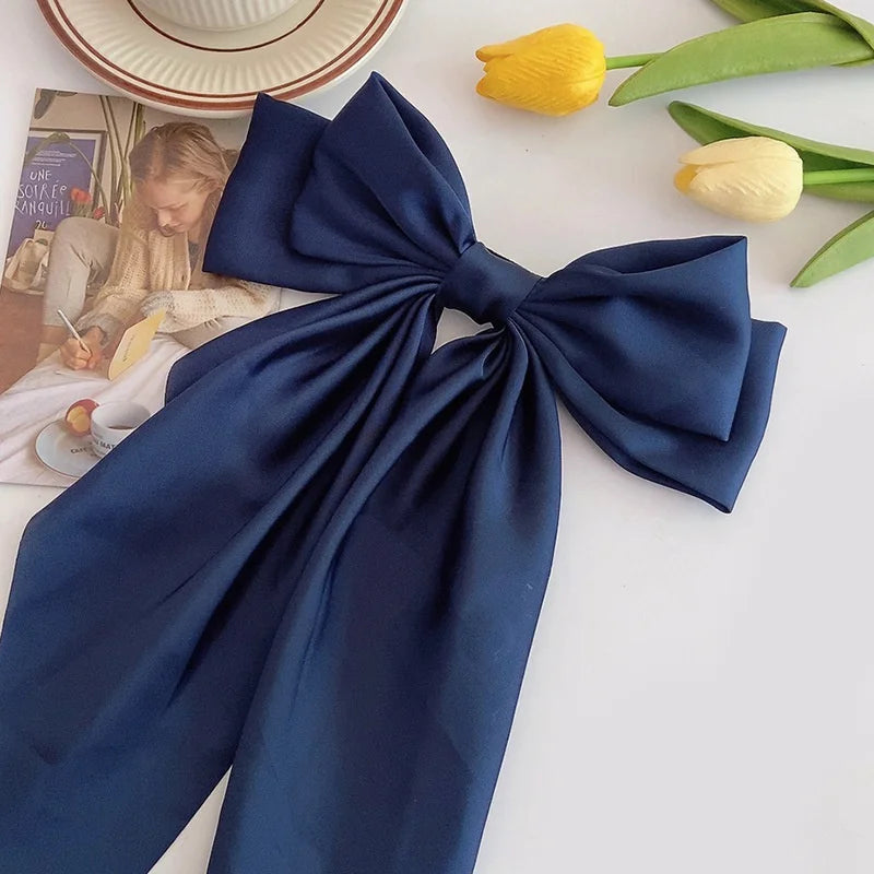 Oversized Bow Ribbon Hair Clip