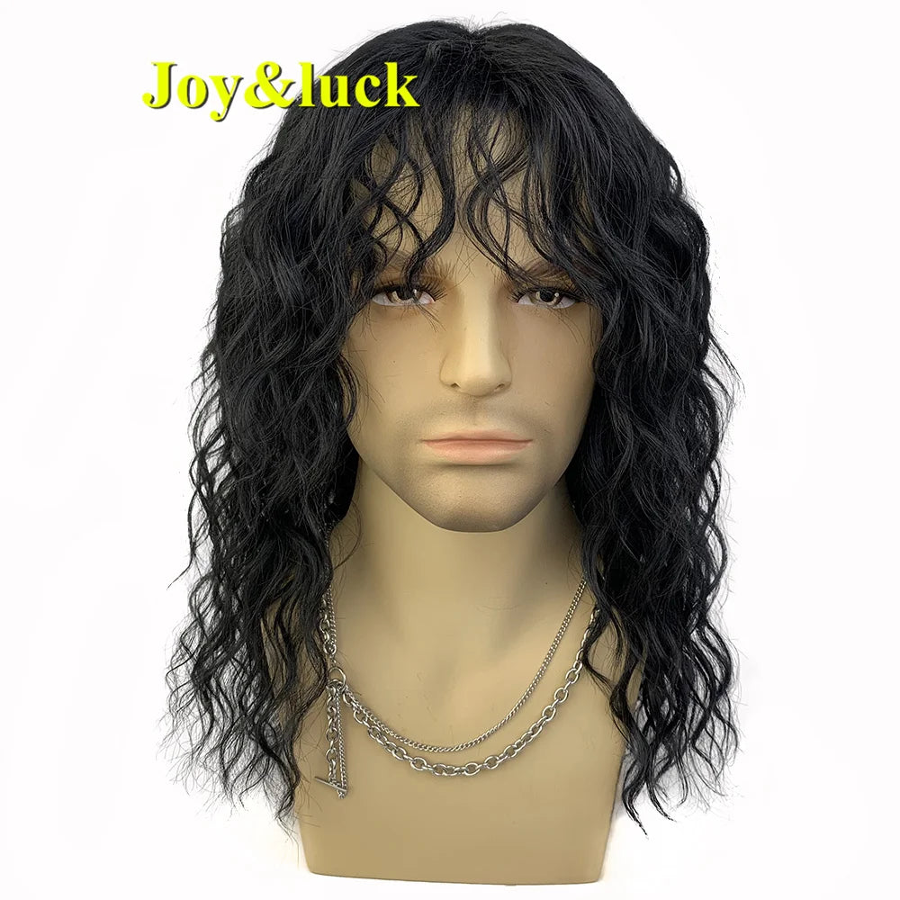 Long shaggy wig on a model or mannequin