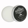Open shaving soap tin