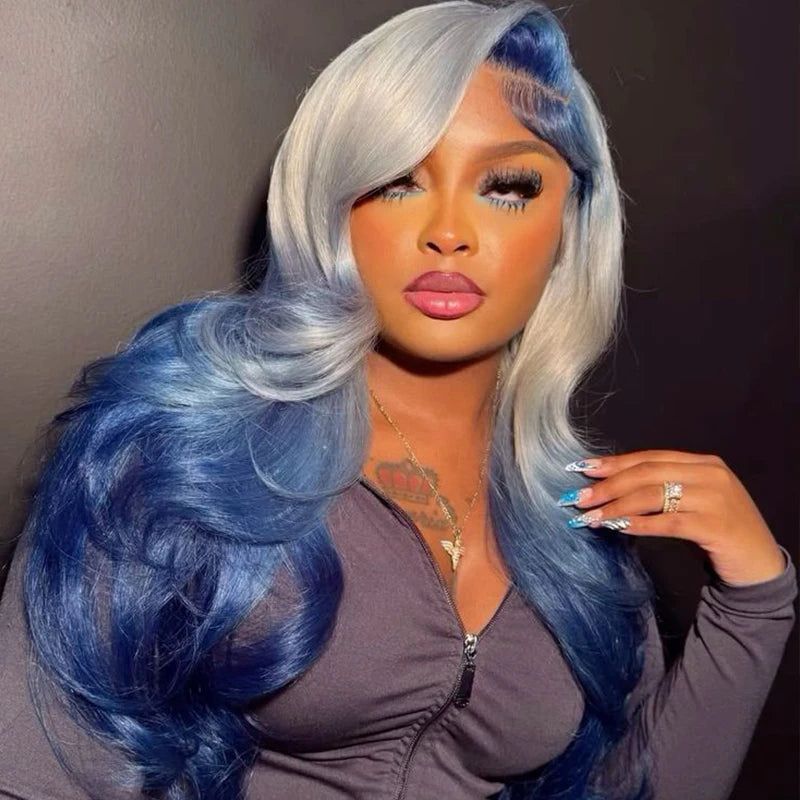 13x4 Custom Multi-Tone Colored Lace Front Wig – Luxury Long Brazilian Remy Hair