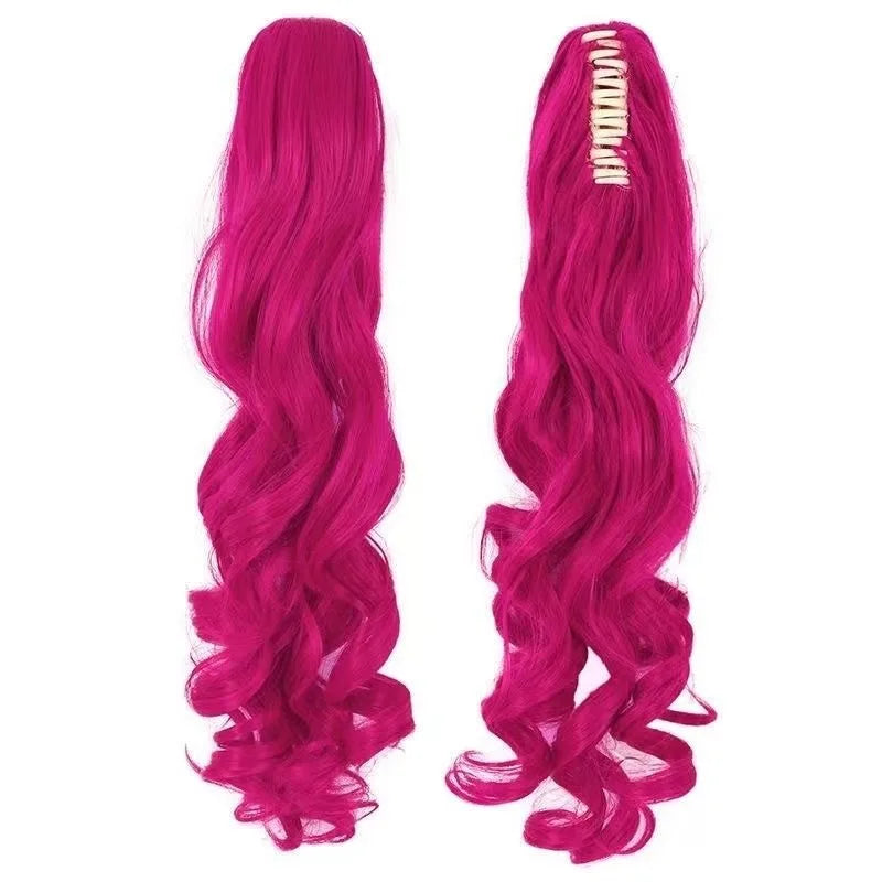 Anime Pinkie Pie Cos PP Pinkamena Diane Pie Cosplay Wig with Ponytails