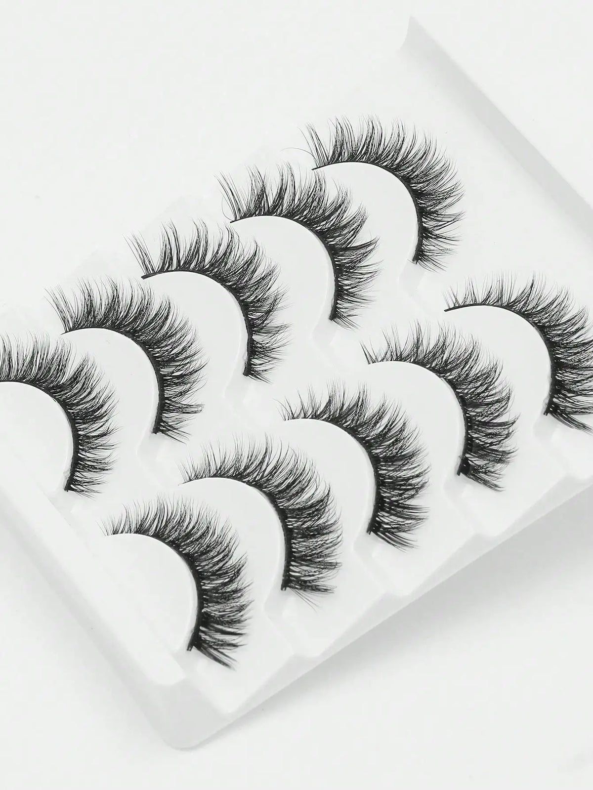Cat-Eye Faux Mink-Style False Lashes – 5 Pairs