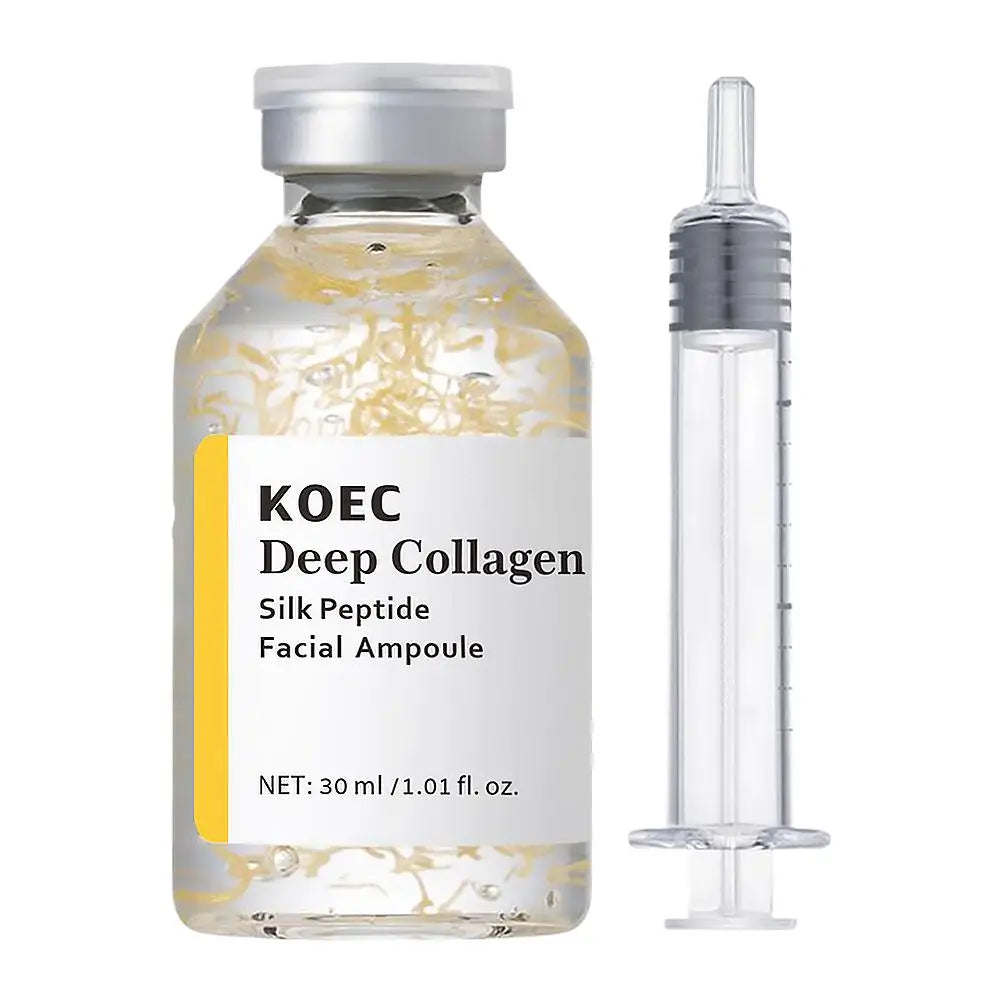 Facial ampoule bottles with applicator and product information