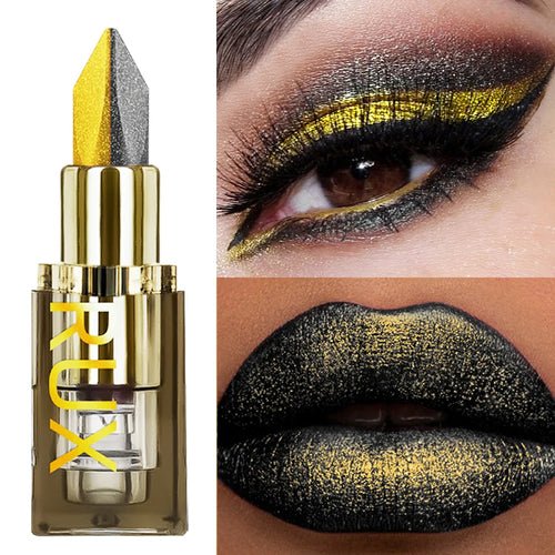 24K Liquid Gold Dual-Tone Metallic Lipstick