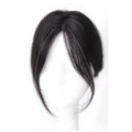 Side-swept fringe hairpiece shown on a mannequin