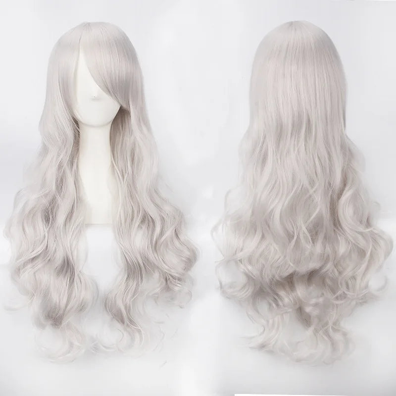 Long Wavy Cosplay Costume Wig (30-Inch Heat-Resistant Fiber)